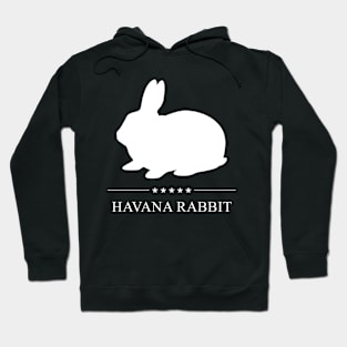 Havana Rabbit White Silhouette Hoodie